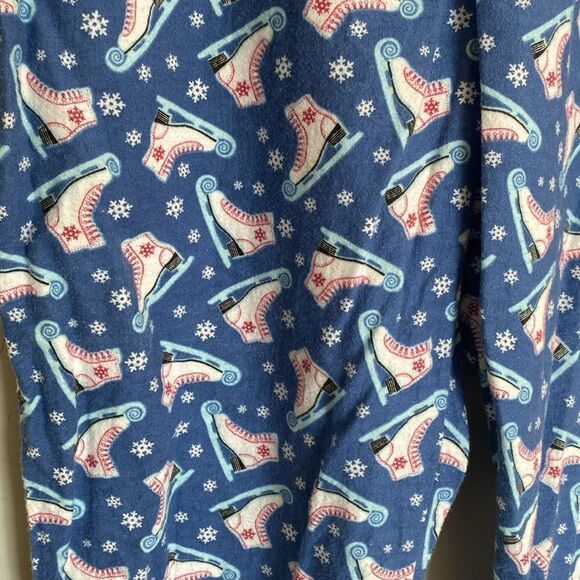 Ice skating flannel pajama bottoms - Picture 2 of 3